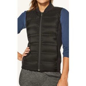 Lululemon down puffer vest black 8